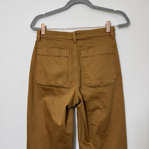 EVERLANE Women’s The Straight Leg Chino Crop Pant Size 4 High Rise Stretch - Picture 7 of 9